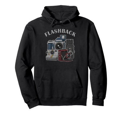 Flashback Film Camera Analog Photography Hoodie - Novelty Apparel Unisex - T-Shirt, Sweatshirt, Hoodie