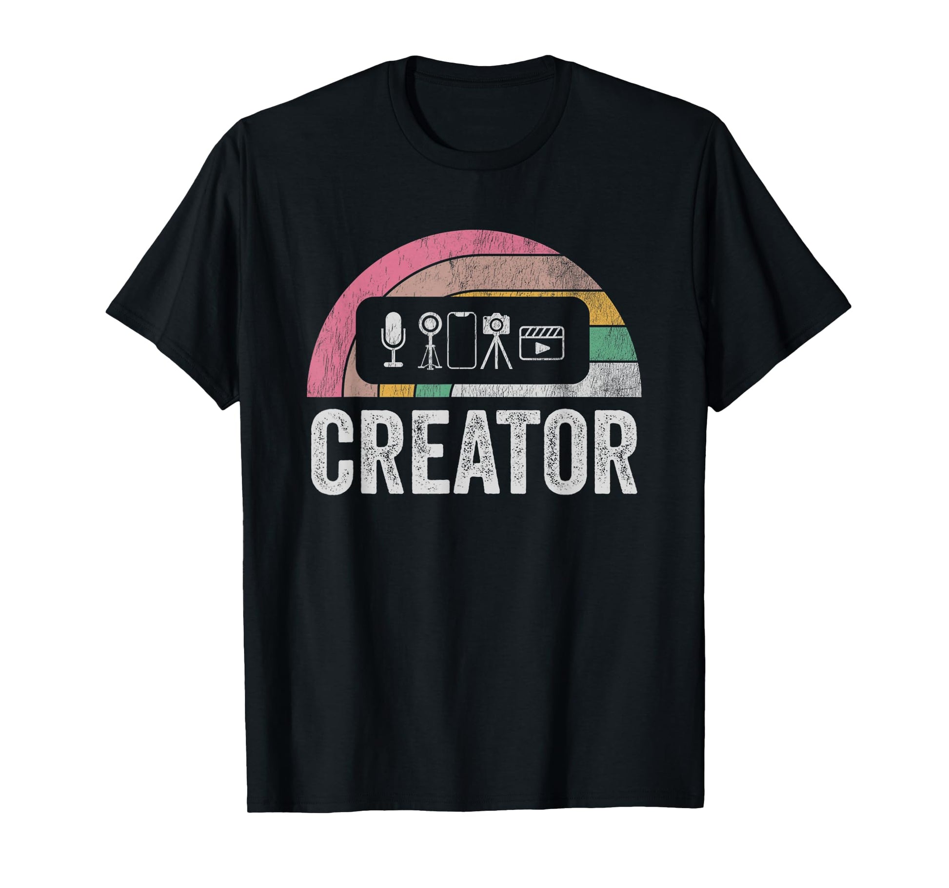 Content Creator Vlogger Influencer T-Shirt - Custom Art Print Unisex - T-Shirt, Sweatshirt, Hoodie