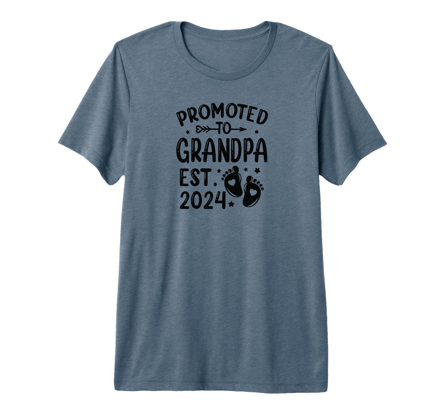 Soon To Grandpa Est 2024 Father Day T-Shirt - Trendy Graphic for Adults - T-Shirt, Sweatshirt, Hoodie