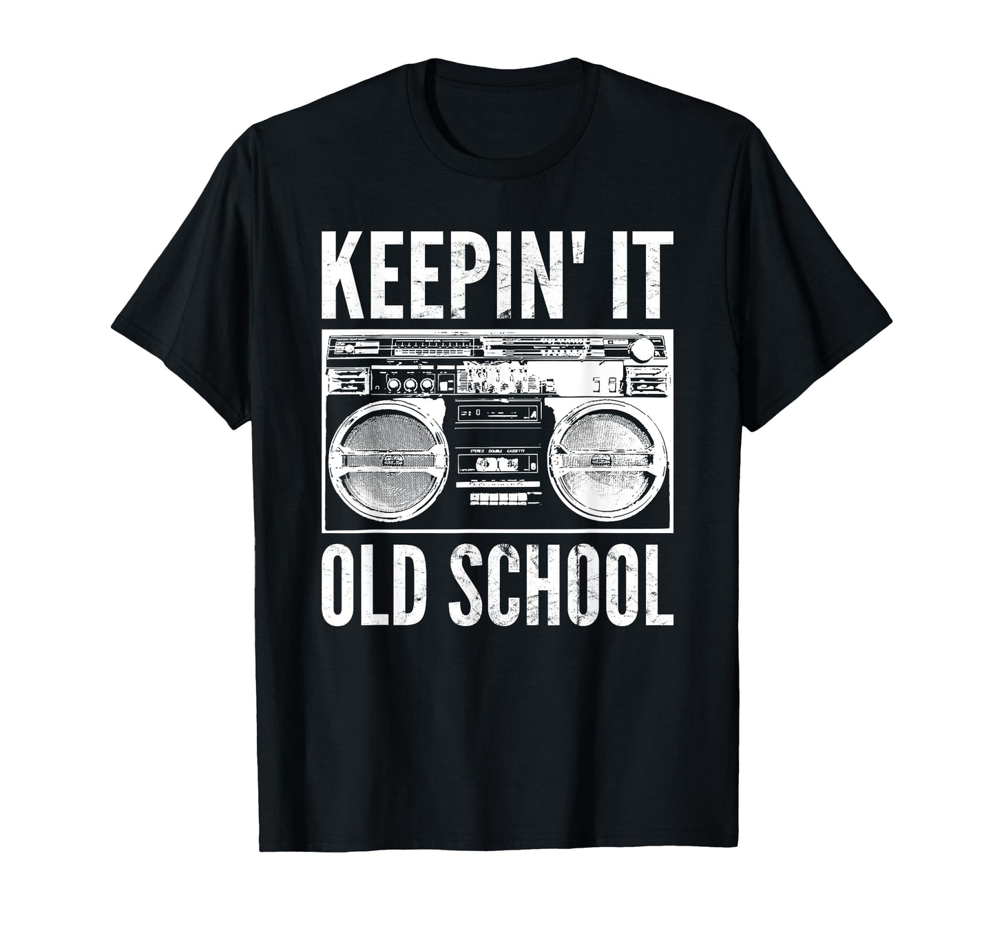Keepin It Old School Hip Hop Lovers T-Shirt - Unique Graphic for Adults - T-Shirt, Sweatshirt, Hoodie