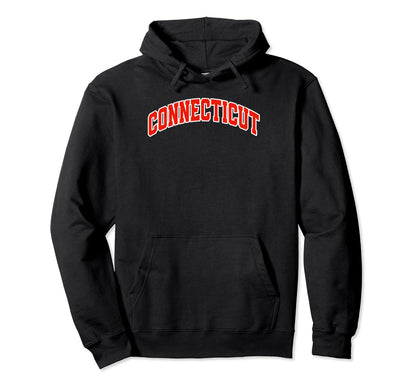 Connecticut State Souvenir Ct Varsity Hoodie - Streetwear Style Unisex - T-Shirt, Sweatshirt, Hoodie