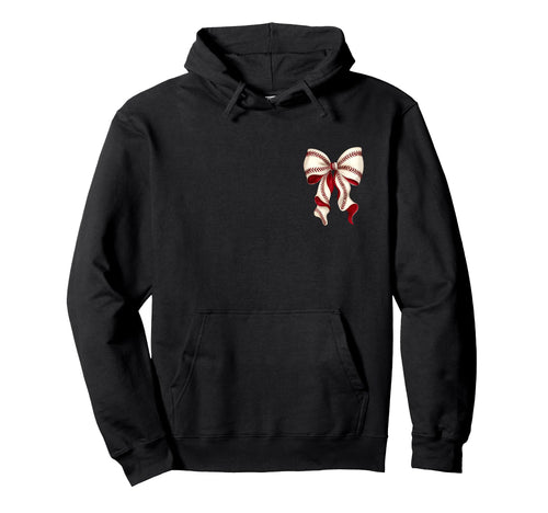 Tball Yaya Teeball Front Back Coquette Hoodie - Novelty Apparel Men Women - T-Shirt, Sweatshirt, Hoodie