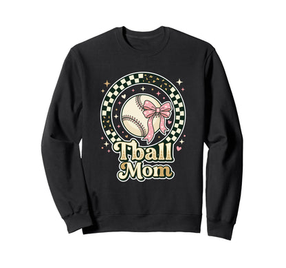 Tball Mom Fastpitch Softball Sweatshirt - Fun Novelty Design Unisex - T-Shirt, Sweatshirt, Hoodie