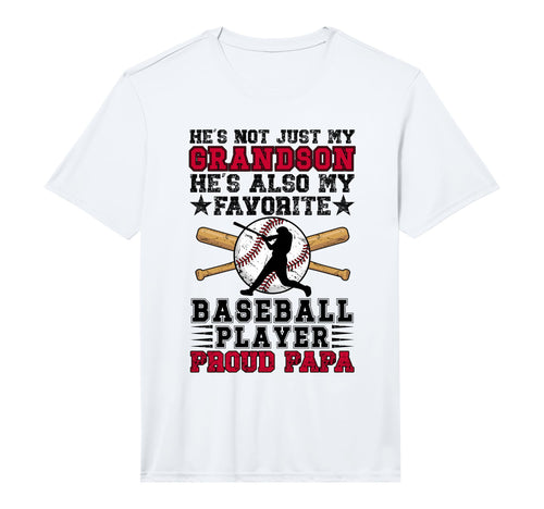 Mens Proud Papa Baseball Papa Baseball T-Shirt - Trendy Graphic Unisex - T-Shirt, Sweatshirt, Hoodie