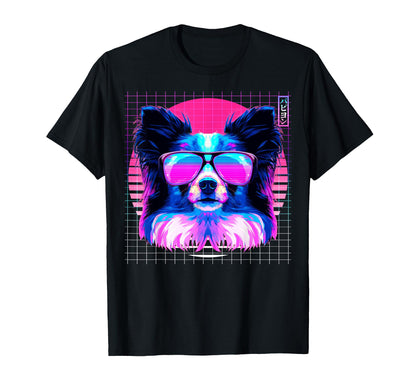 Papillon Papillon Sunglasses Dog T-Shirt - Casual Everyday Wear Men Women - T-Shirt, Sweatshirt, Hoodie