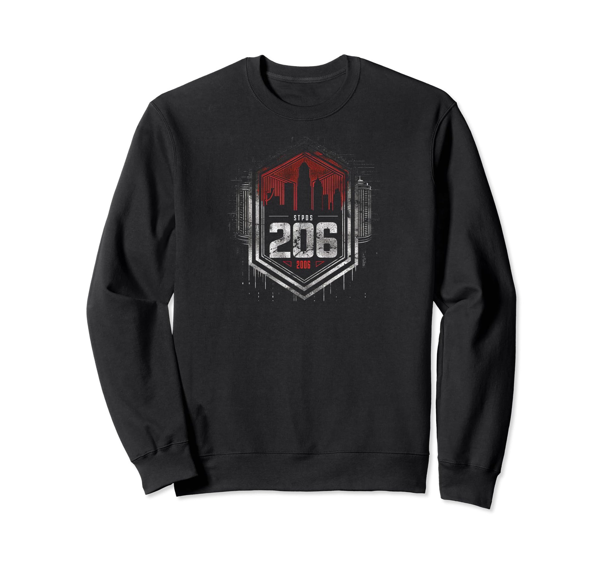206 Grit 90S Grunge Urbandecay Mens Sweatshirt - Streetwear Style Unisex - T-Shirt, Sweatshirt, Hoodie