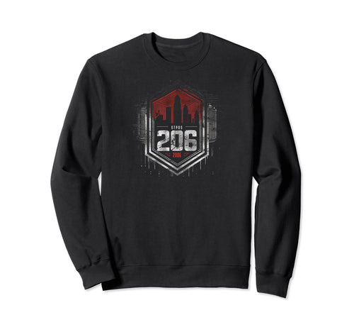 206 Grit 90S Grunge Urbandecay Mens Sweatshirt - Streetwear Style Unisex - T-Shirt, Sweatshirt, Hoodie