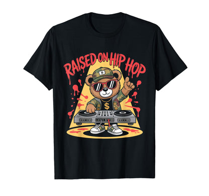 Camouflage Rapper Teddy Bear Camo 80S Old T-Shirt - Trendy Graphic Unisex - T-Shirt, Sweatshirt, Hoodie