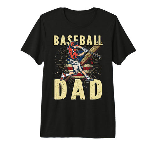 Baseball Dad Fathers Day Love Daddy T-Shirt - Aesthetic Graphic Men Women - T-Shirt, Sweatshirt, Hoodie