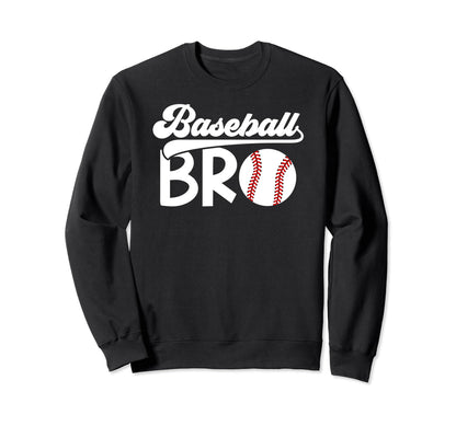 Baseball Bro Best Baseball Sweatshirt - Aesthetic Graphic Men Women - T-Shirt, Sweatshirt, Hoodie