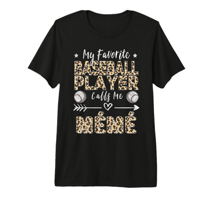 My Favorite Baseball Player Calls Me M T-Shirt - Trendy Graphic Men Women - T-Shirt, Sweatshirt, Hoodie