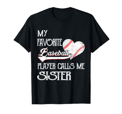 Heart Love Favorite Baseball T-Shirt - Casual Everyday Wear Men Women - T-Shirt, Sweatshirt, Hoodie