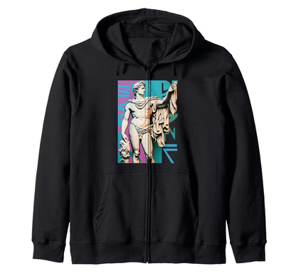 Vaporwave Aesthetic 80S 90S Streetwear Hoodie - Custom Art Print Unisex - T-Shirt, Sweatshirt, Hoodie