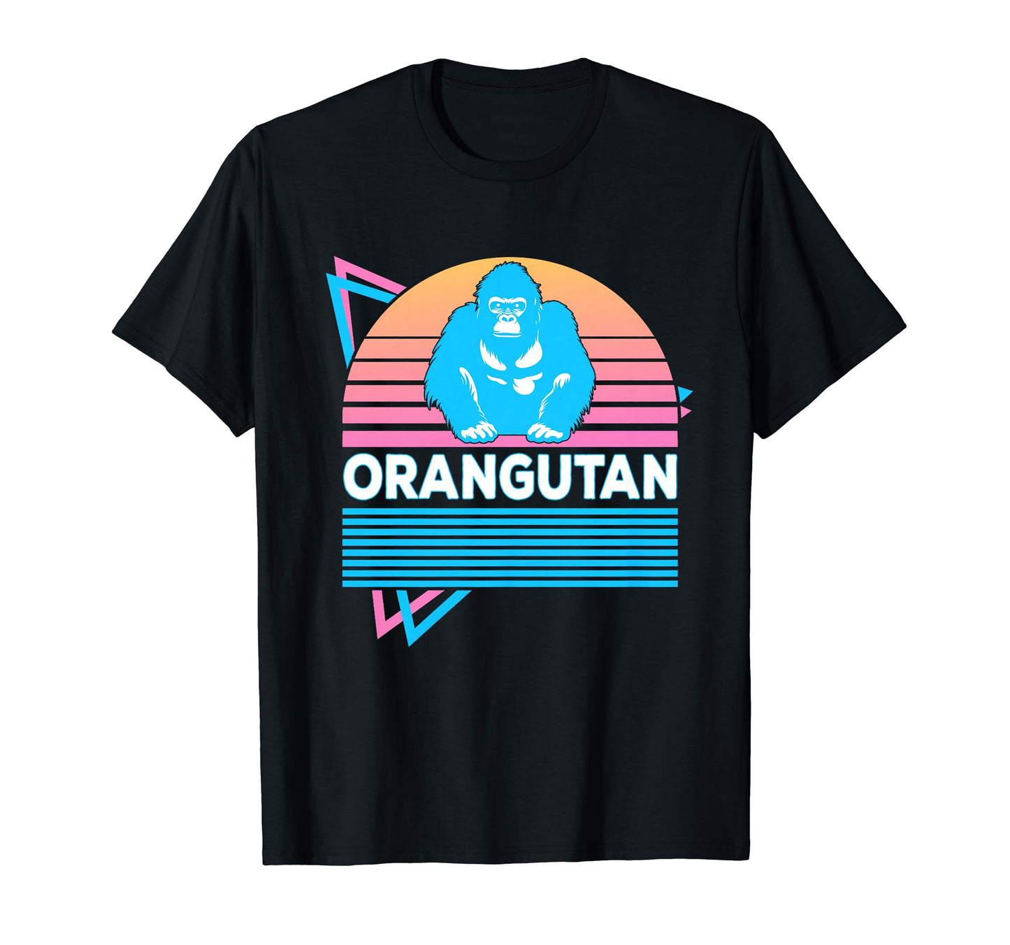 Orangutan Vaporwave Aesthetic T-Shirt - Aesthetic Graphic Unisex - T-Shirt, Sweatshirt, Hoodie