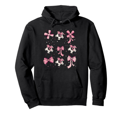 Soccer Ball Coquette Bow Game Day Hoodie - Casual Everyday Wear for Adults - T-Shirt, Sweatshirt, Hoodie