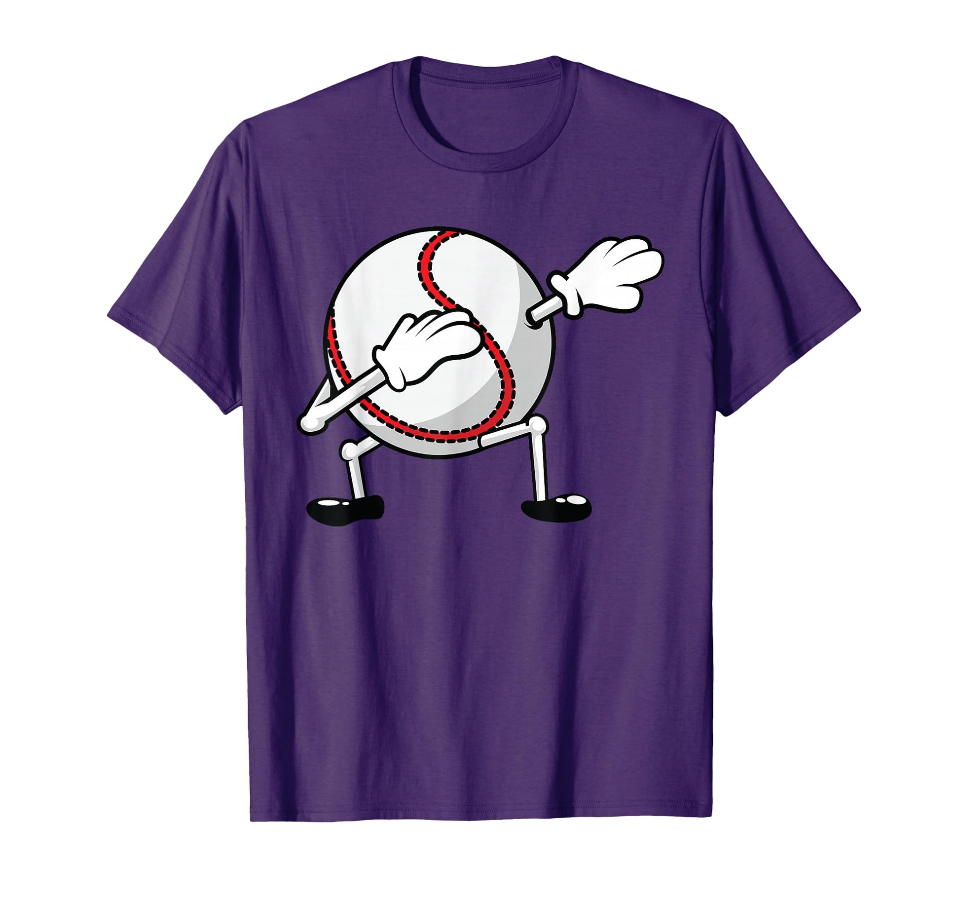 Dabbing Baseball Striking Baseball Player T-Shirt - Trendy Graphic Unisex - T-Shirt, Sweatshirt, Hoodie