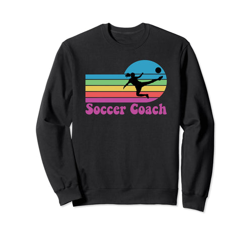 Soccer Coach Rainbow Sweatshirt - Custom Art Print for Adults - T-Shirt, Sweatshirt, Hoodie