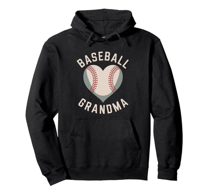 Grandmother Baseball Grandma Hoodie - Streetwear Style for Adults - T-Shirt, Sweatshirt, Hoodie