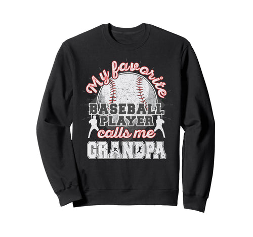Baseball Grandpa Favorite Sweatshirt - Custom Art Print for Adults - T-Shirt, Sweatshirt, Hoodie