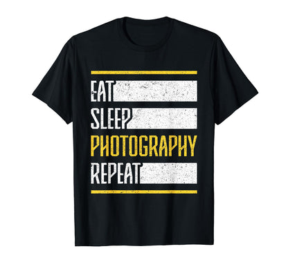 Sleeping Photography Repetition T-Shirt - Graphic Print for Adults - T-Shirt, Sweatshirt, Hoodie