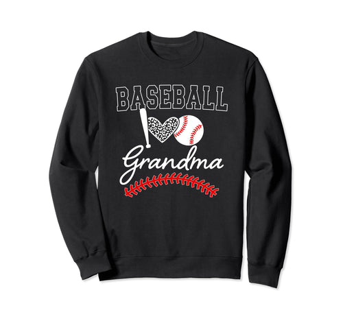 Baseball Grandma Gift Baseball Game Day Sweatshirt - Graphic Print Unisex - T-Shirt, Sweatshirt, Hoodie