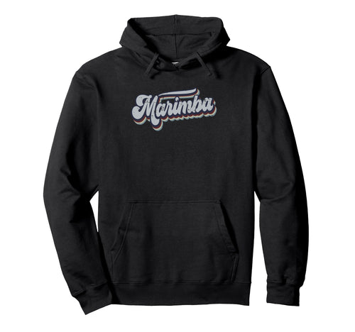 Marimba Distressed Rainbow Gift Hoodie - Novelty Apparel for Adults - T-Shirt, Sweatshirt, Hoodie