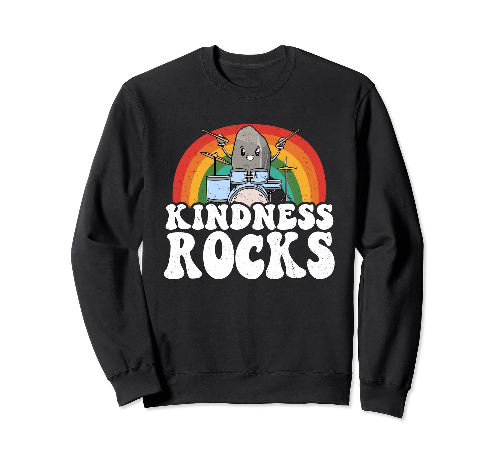 Anti Bullying Rainbow Music Teacher Sweatshirt - Fun Novelty Design Unisex - T-Shirt, Sweatshirt, Hoodie