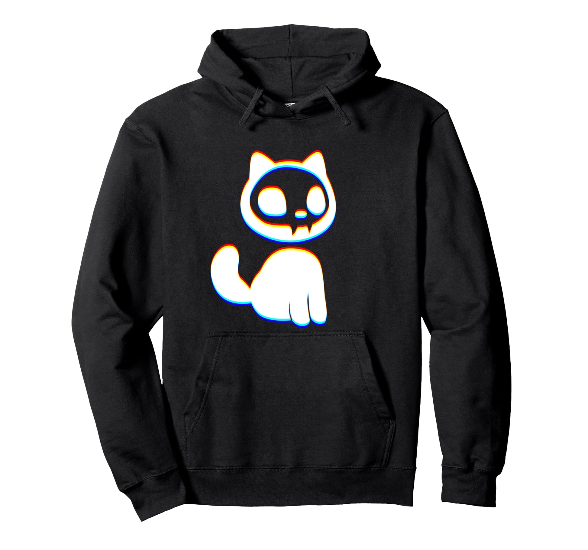 Glitch Art Vaporwave Aesthetic Edm Hoodie - Fun Novelty Design for Adults - T-Shirt, Sweatshirt, Hoodie