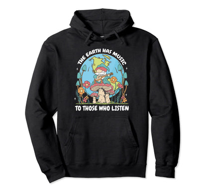 Hippie Gnome Mushrooms 70S Groovy Hippy Hoodie - Trendy Graphic Men Women - T-Shirt, Sweatshirt, Hoodie