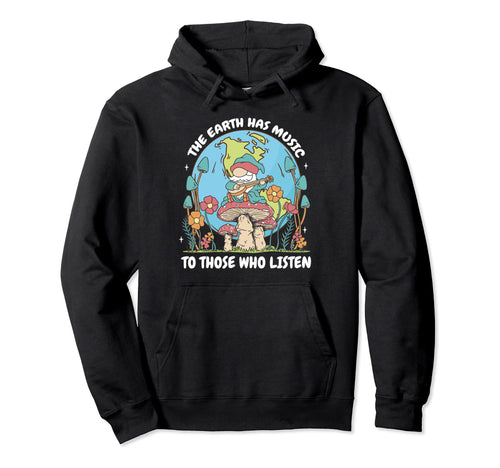 Hippie Gnome Mushrooms 70S Groovy Hippy Hoodie - Trendy Graphic Men Women - T-Shirt, Sweatshirt, Hoodie