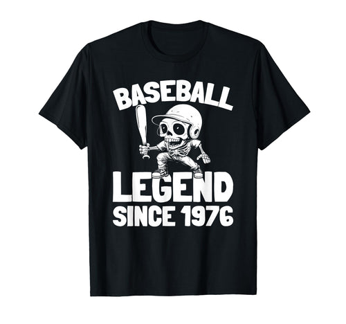 Born 1976 Baseball Sport Player T-Shirt - Aesthetic Graphic for Adults - T-Shirt, Sweatshirt, Hoodie