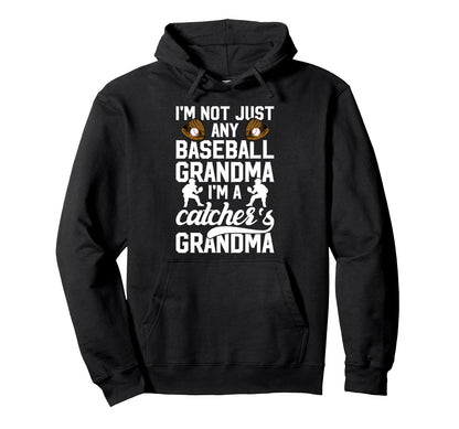 Im Baseball Catcher Grandma Baseball Hoodie - Unique Graphic for Adults - T-Shirt, Sweatshirt, Hoodie