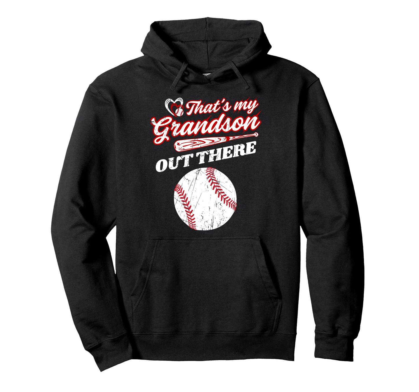 Thats My Grandson Out There Funny Hoodie - Minimalist Print Men Women - T-Shirt, Sweatshirt, Hoodie