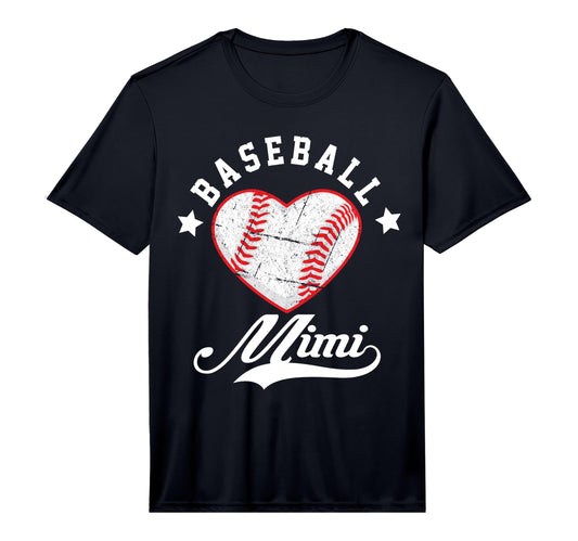 Mens Baseball Mimi Love Baseball T-Shirt - Fun Novelty Design Unisex - T-Shirt, Sweatshirt, Hoodie