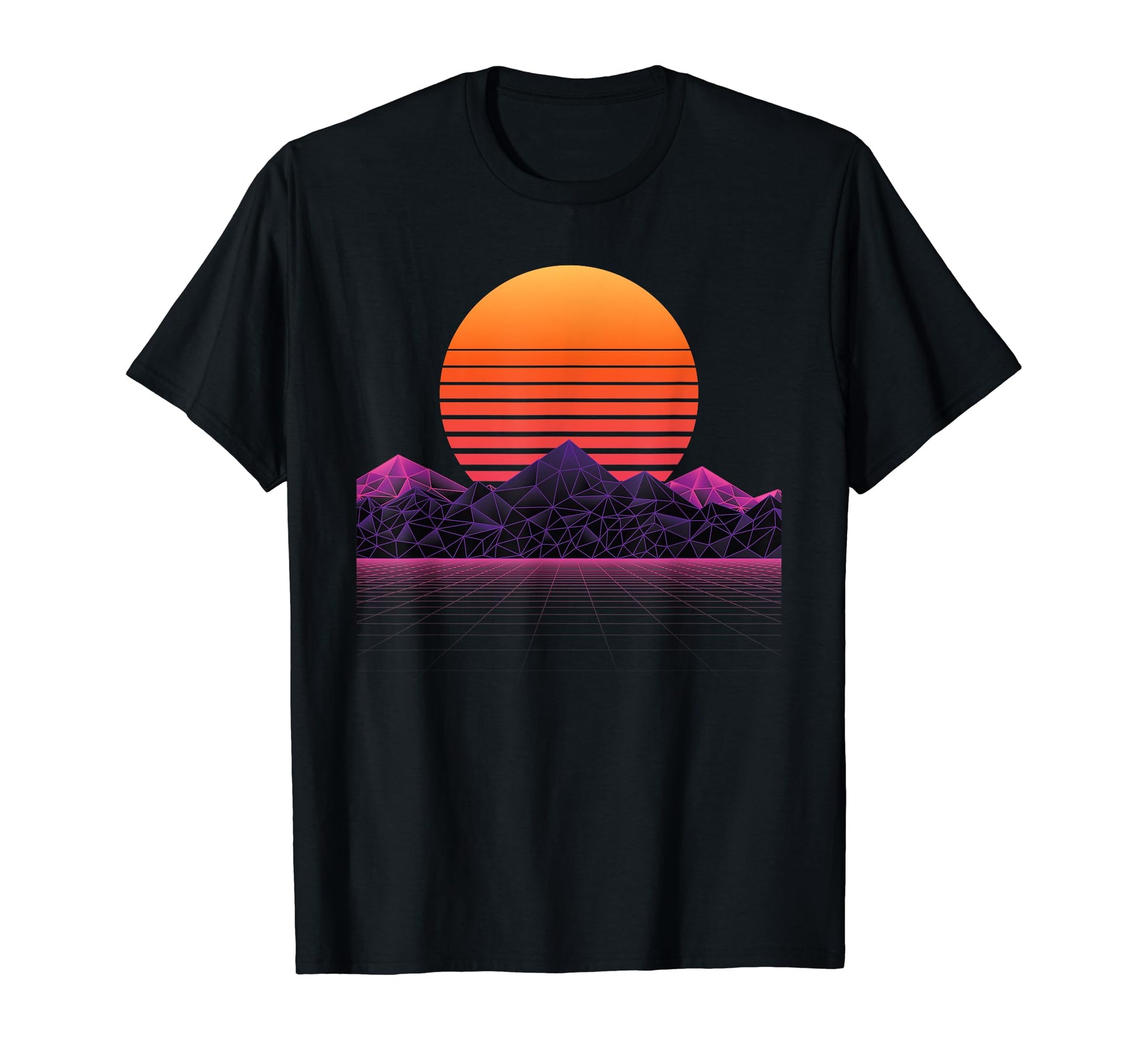 Sunset Vaporwave Aesthetic T-Shirt - Custom Art Print for Adults - T-Shirt, Sweatshirt, Hoodie