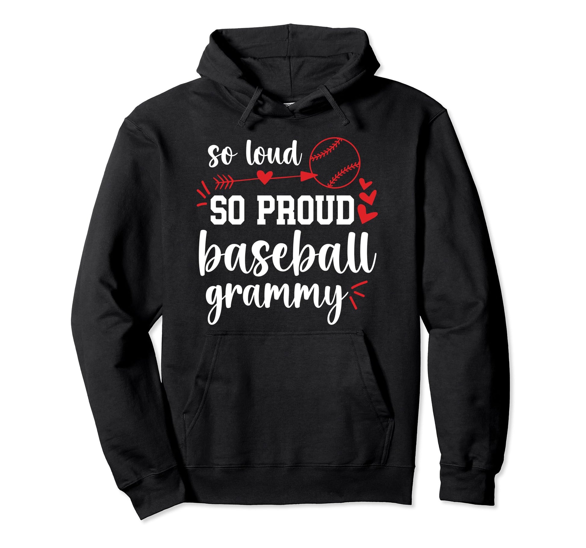 So Loud So Proud Baseball Grammy Hoodie - Graphic Print for Adults - T-Shirt, Sweatshirt, Hoodie