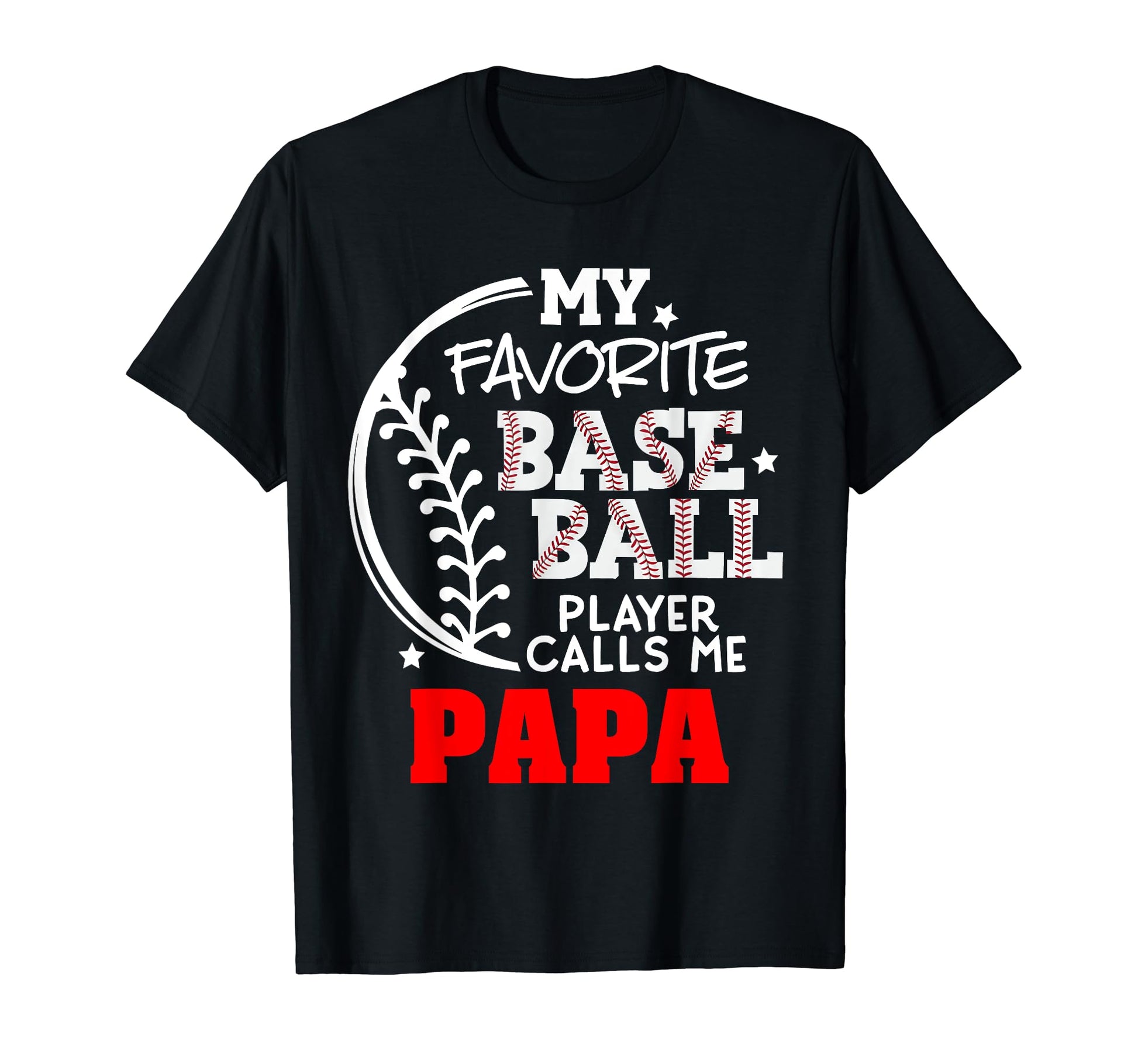 Baseball My Favorite Baseball T-Shirt - Aesthetic Graphic for Adults - T-Shirt, Sweatshirt, Hoodie