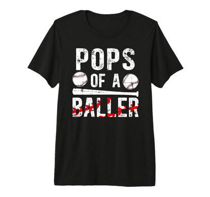 Mens Pops Baller Baseball Pops Baseball T-Shirt - Novelty Apparel Unisex - T-Shirt, Sweatshirt, Hoodie