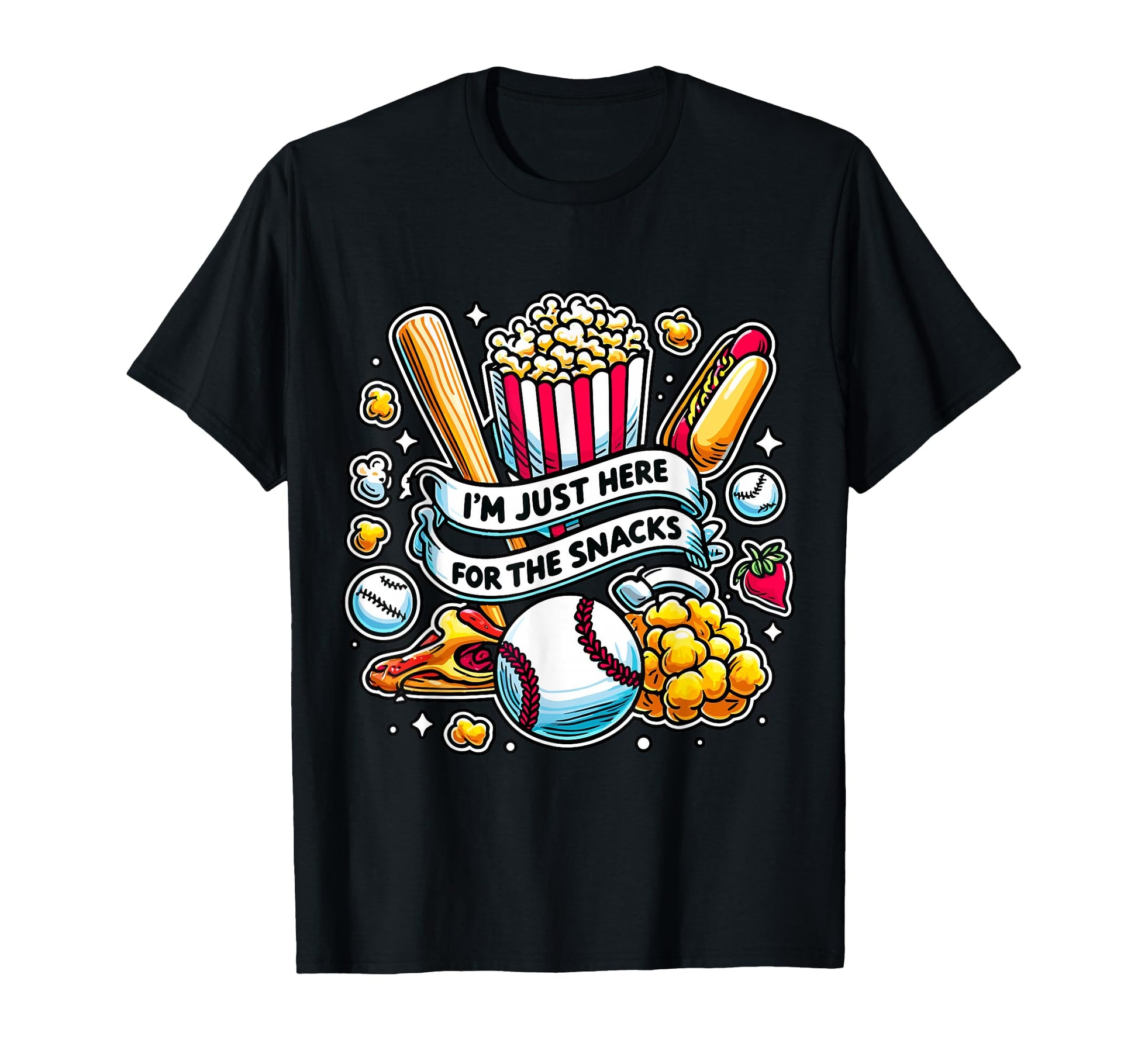 Baseball Sister Brother Im Just Here T-Shirt - Casual Everyday Wear Unisex - T-Shirt, Sweatshirt, Hoodie