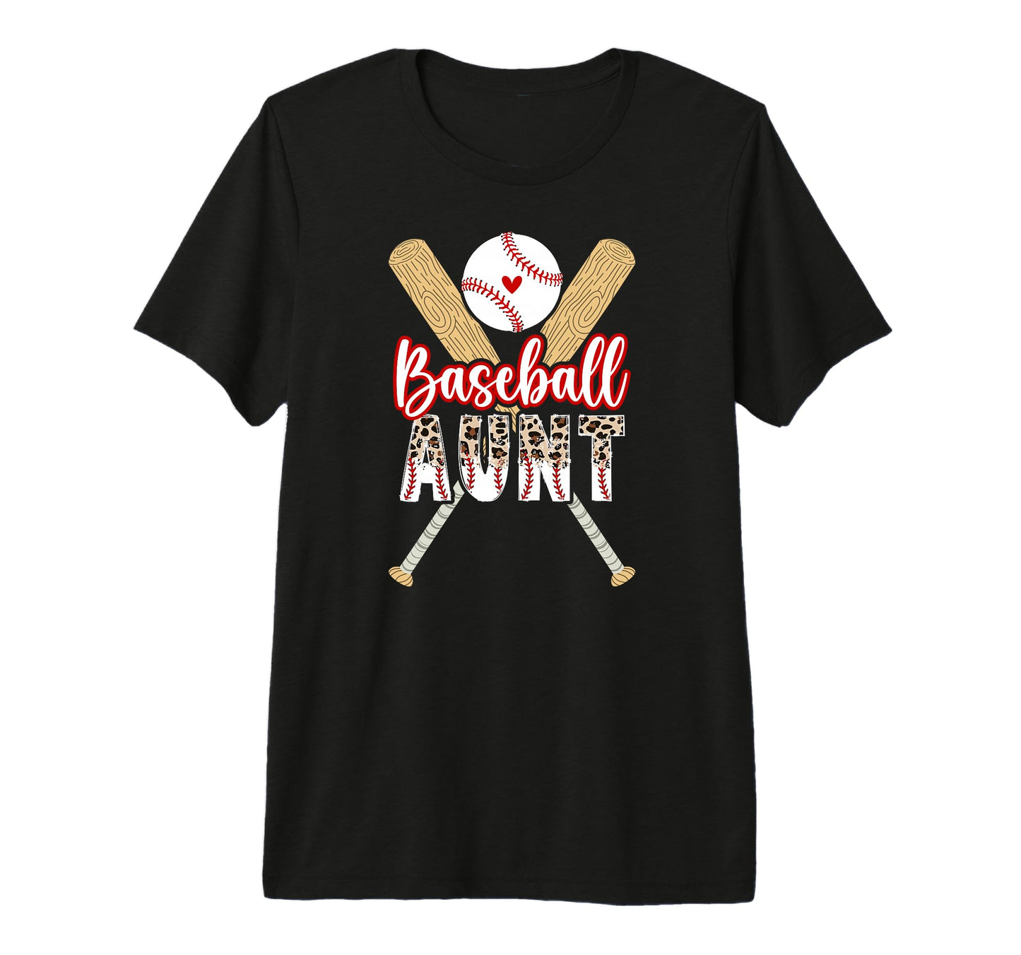 Baseball Aunt Baseball Player Auntie T-Shirt - Custom Art Print Unisex - T-Shirt, Sweatshirt, Hoodie