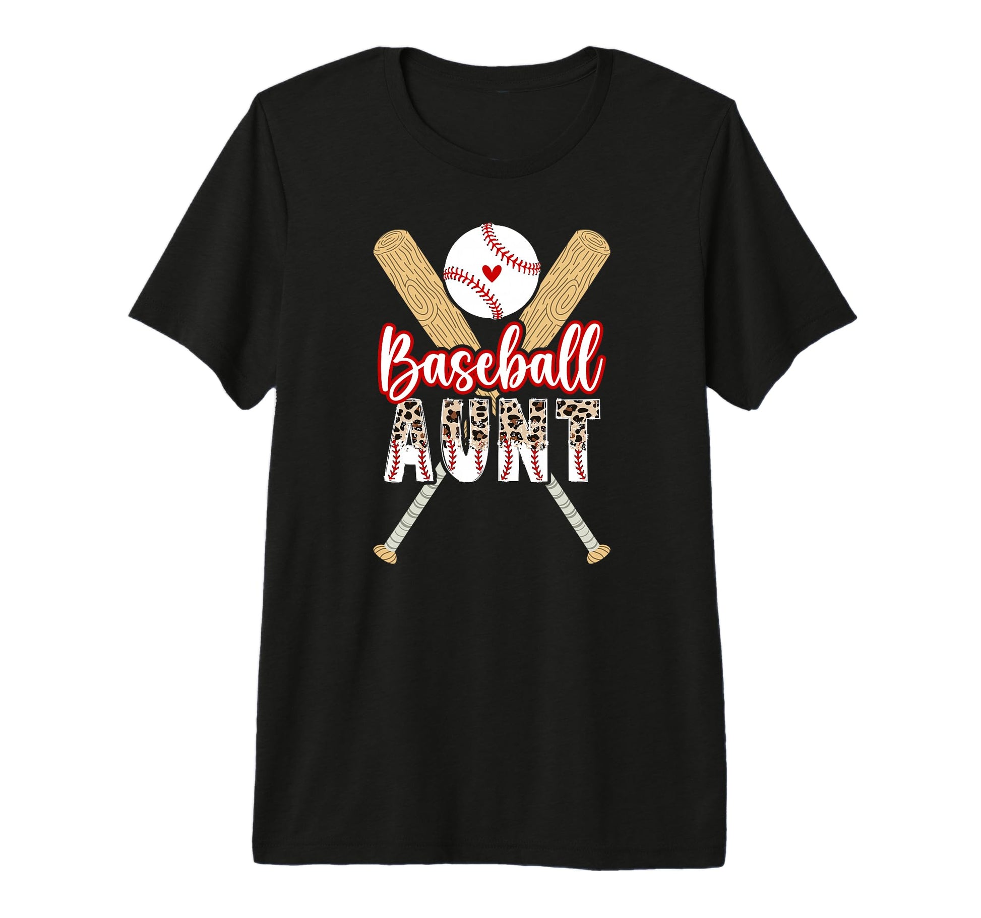 Baseball Aunt Baseball Player Auntie T-Shirt - Custom Art Print Unisex - T-Shirt, Sweatshirt, Hoodie
