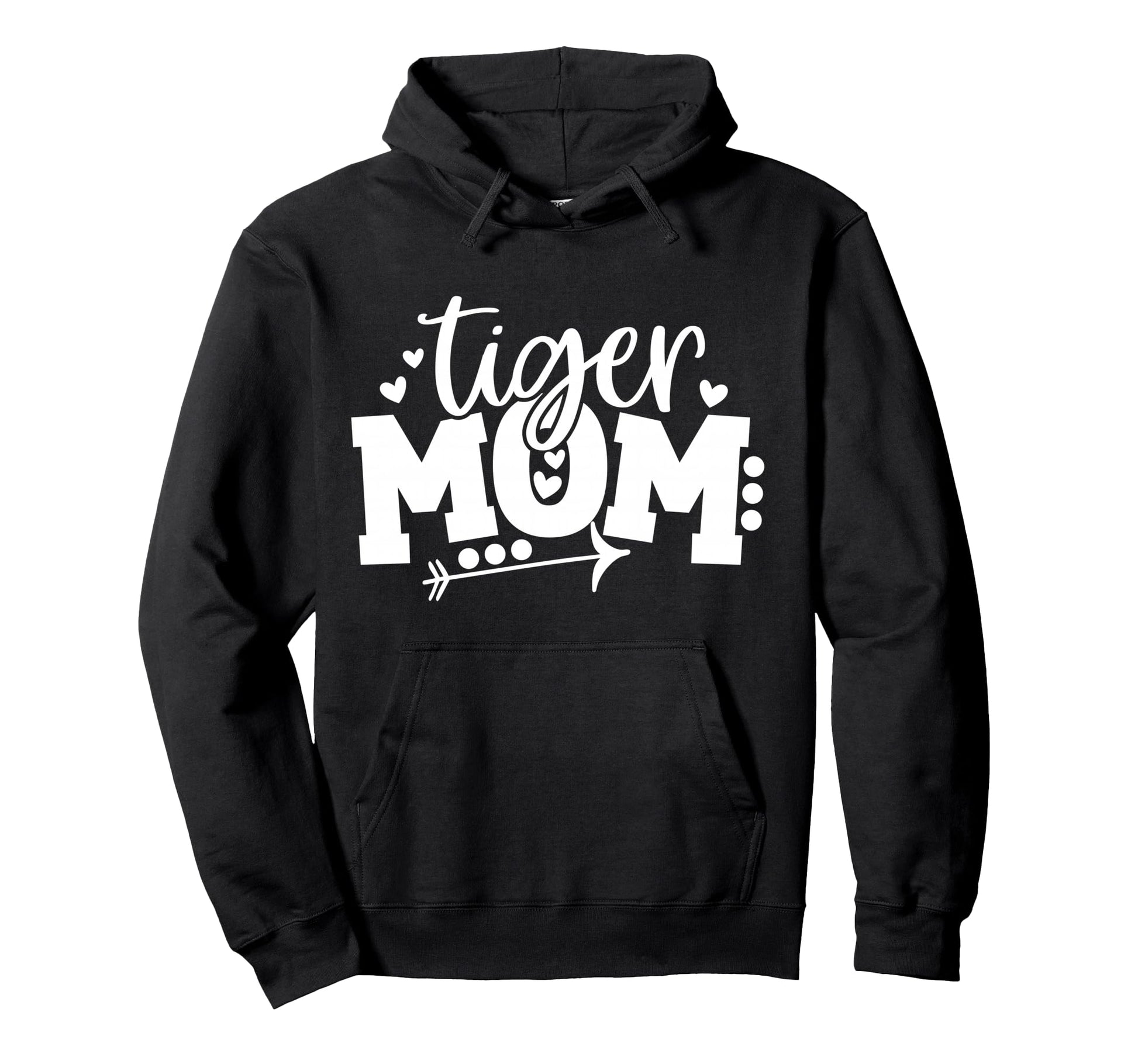 Football Tiger Mom Arrow Hearts Trendy Hoodie - Minimalist Print Men Women - T-Shirt, Sweatshirt, Hoodie