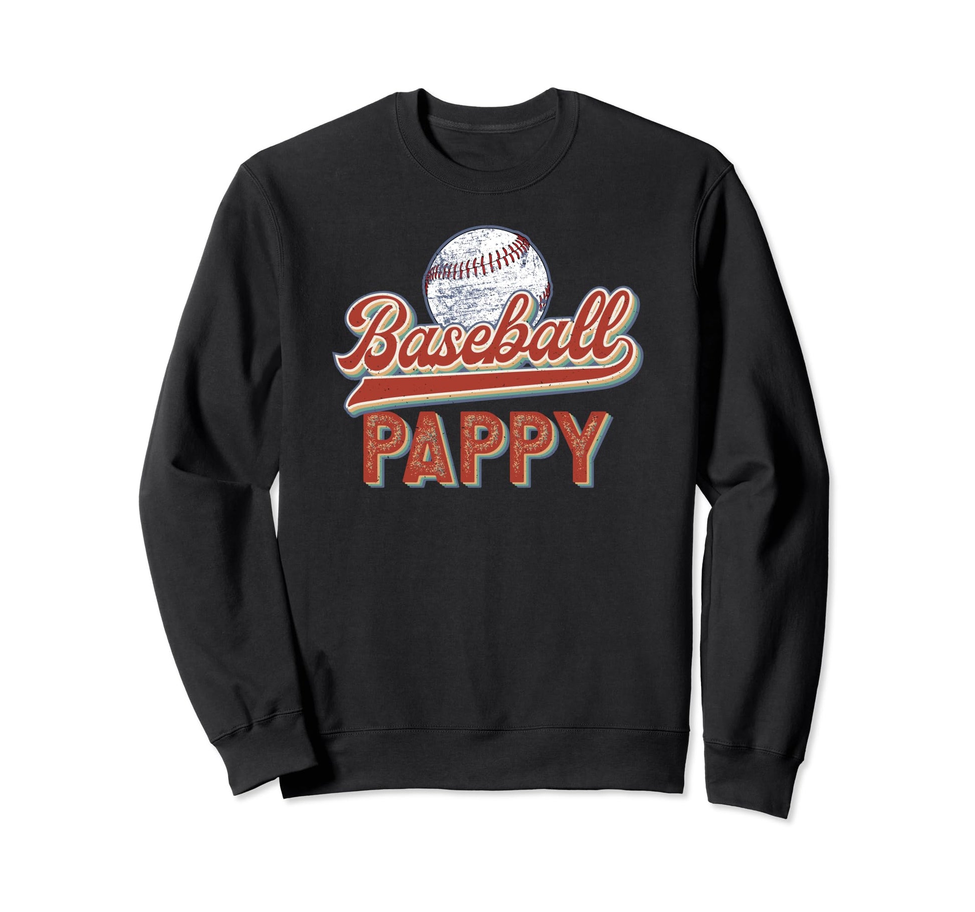 Baseball Pappy Grandpa Best Sweatshirt - Aesthetic Graphic for Adults - T-Shirt, Sweatshirt, Hoodie