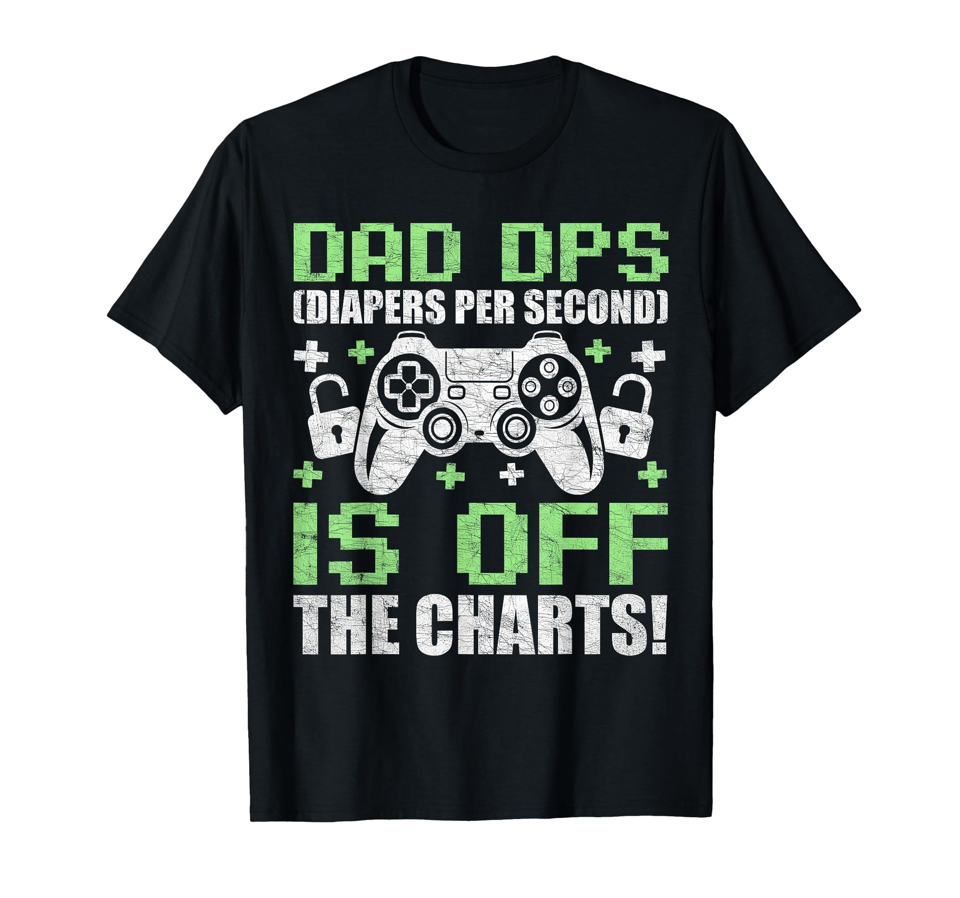 Gamer Dad Fathers Day Dad Dps Diapers T-Shirt - Custom Art Print Men Women - T-Shirt, Sweatshirt, Hoodie