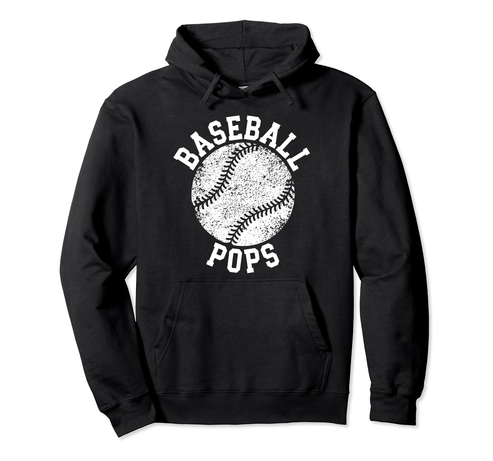 Proud Baseball Pops Grandpa Pops Hoodie - Trendy Graphic for Adults - T-Shirt, Sweatshirt, Hoodie