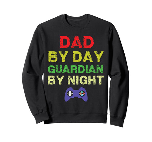 Mens Gamer Dad Dad Day Guardian Sweatshirt - Fun Novelty Design for Adults - T-Shirt, Sweatshirt, Hoodie