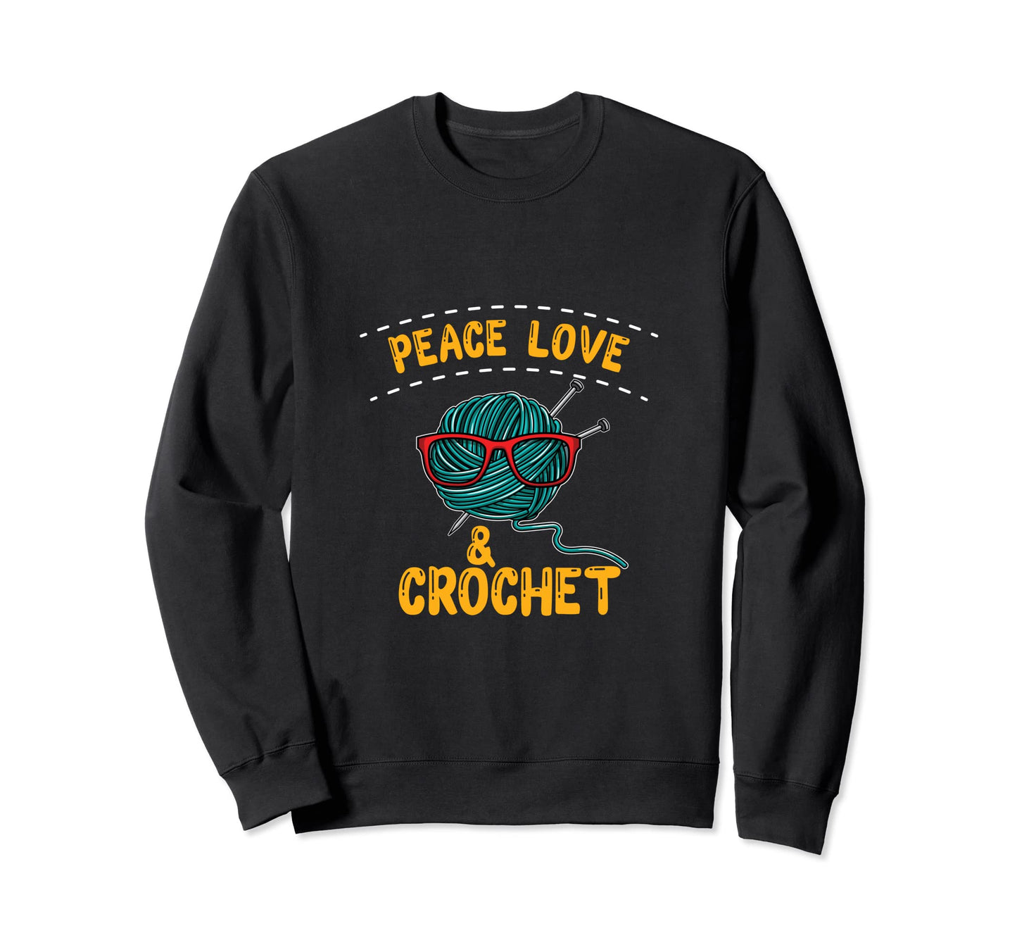 Knit Lover Hand Knitting Needle Sweatshirt - Casual Everyday Wear Unisex - T-Shirt, Sweatshirt, Hoodie