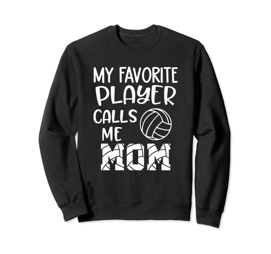 Volleyball Mom Gameday My Favorite Sweatshirt - Unique Graphic Men Women - T-Shirt, Sweatshirt, Hoodie