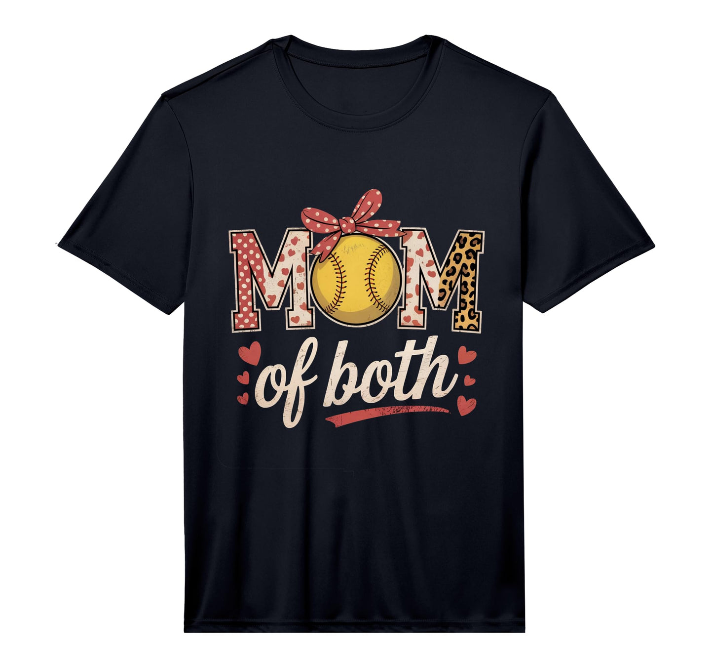 Baseball Mom Both Baseball Mama T-Shirt - Aesthetic Graphic Men Women - T-Shirt, Sweatshirt, Hoodie