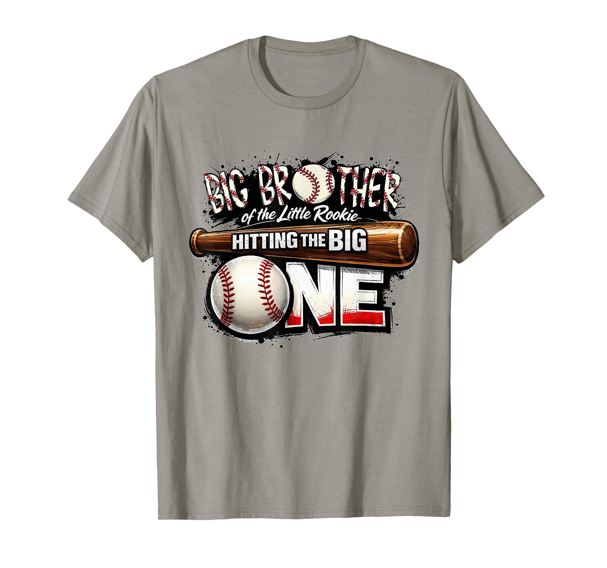 Bro Big Brother Lil Rookie Baseball T-Shirt - Unique Graphic for Adults - T-Shirt, Sweatshirt, Hoodie